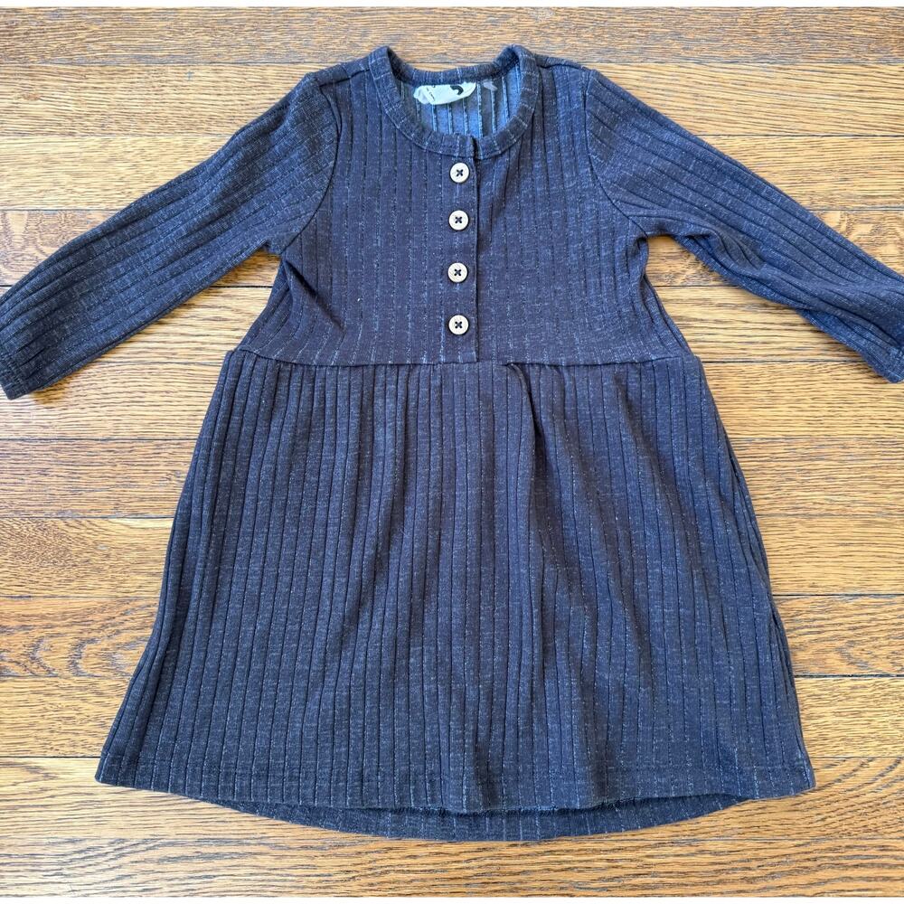 Cotton On Kids Girls' Dark Gray Dress Size 2